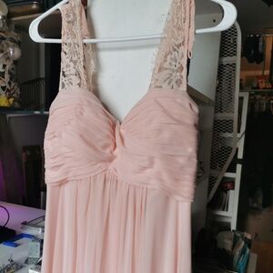 2/20$;Robe longue cocktail / soirée rose pâle